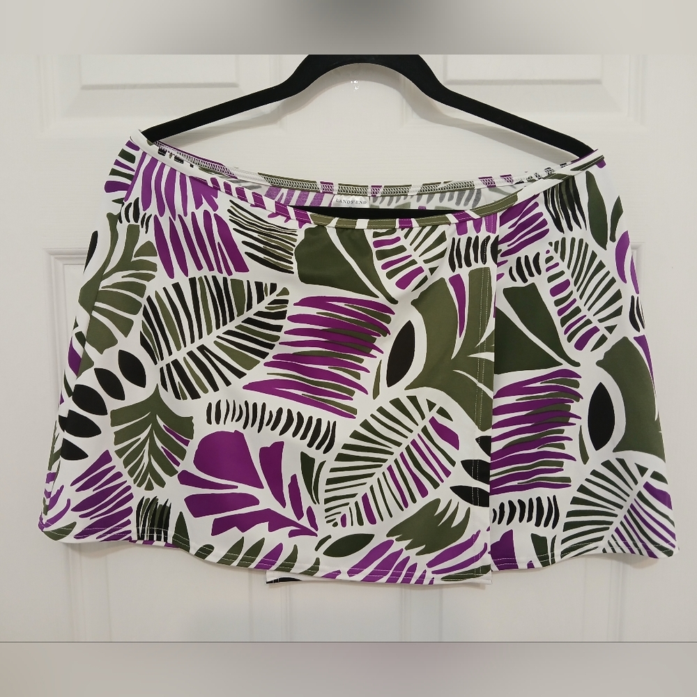 Land's End Swim Cover-up Skirt NWOT